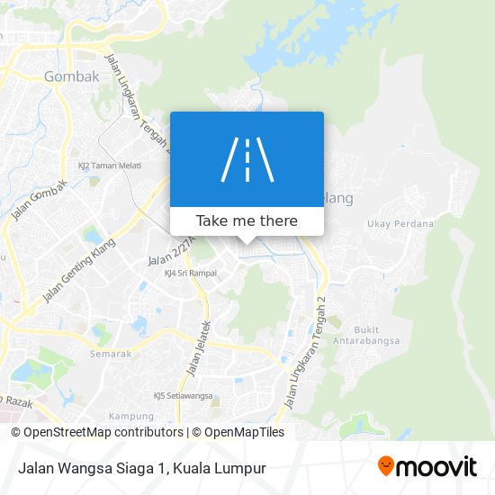 Peta Jalan Wangsa Siaga 1