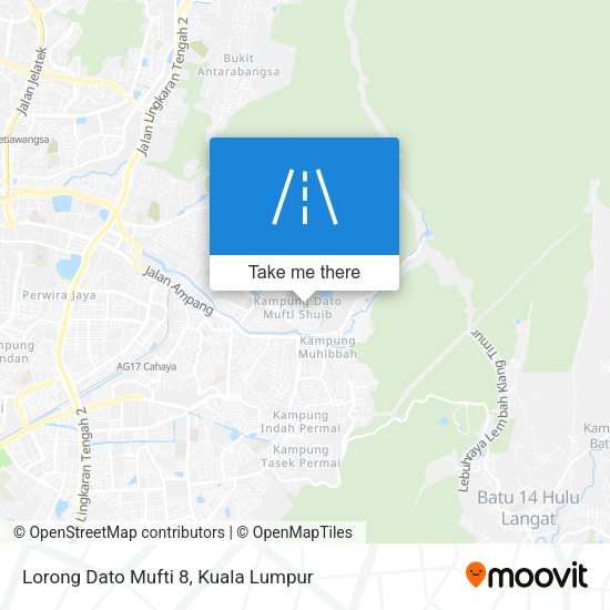 Lorong Dato Mufti 8 map