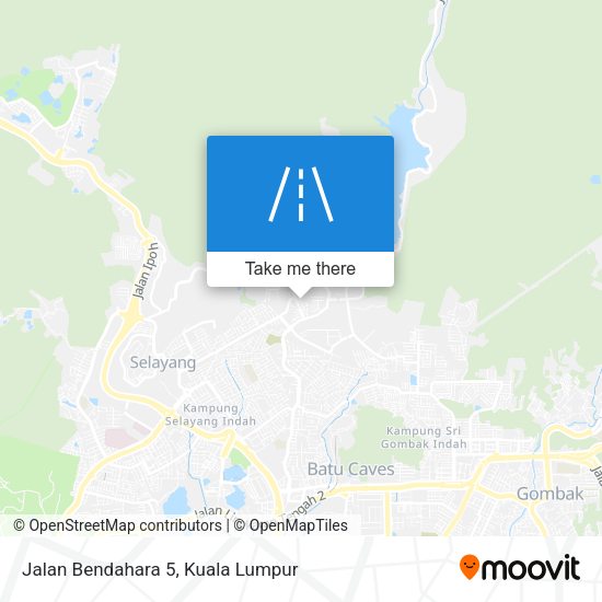 Jalan Bendahara 5 map