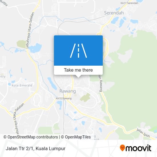 Peta Jalan Ttr 2/1