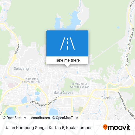 Peta Jalan Kampung Sungai Kertas 5