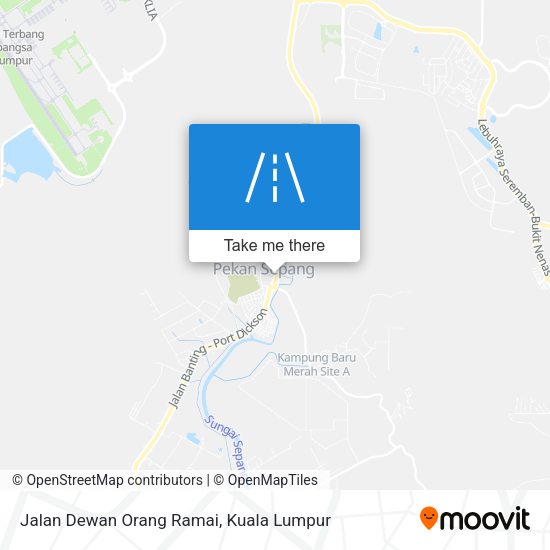 Jalan Dewan Orang Ramai map