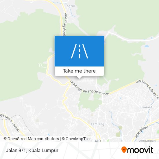 Jalan 9/1 map