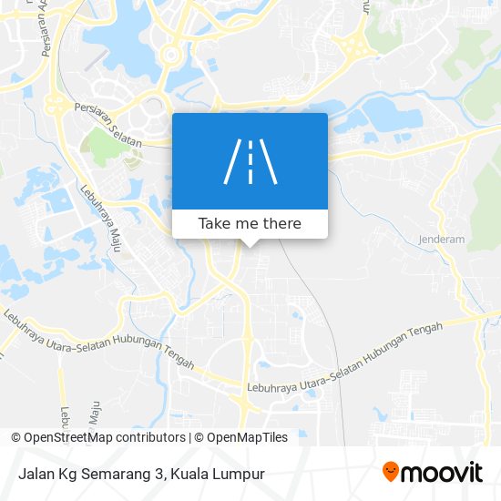 Jalan Kg Semarang 3 map