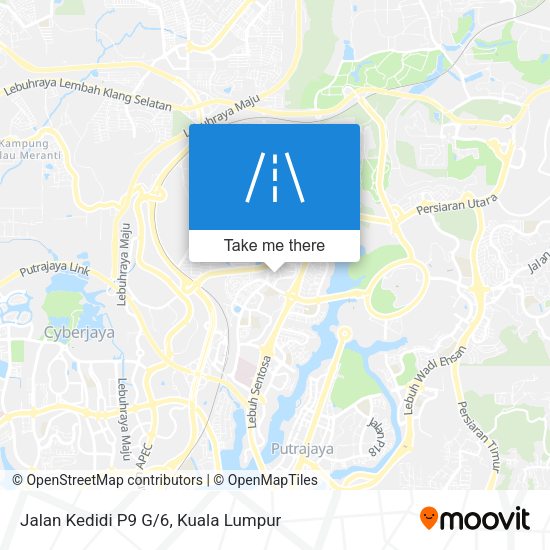 Jalan Kedidi P9 G/6 map