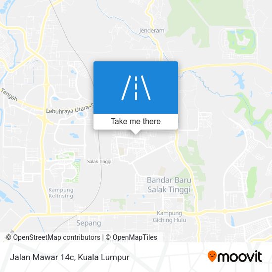 Peta Jalan Mawar 14c