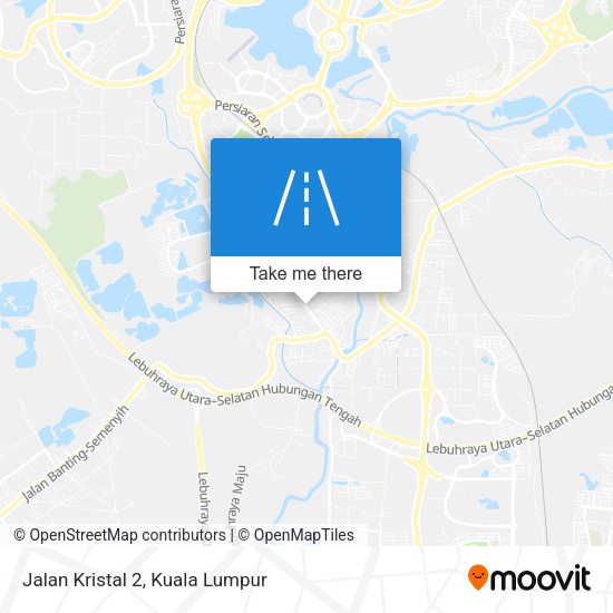 Jalan Kristal 2 map