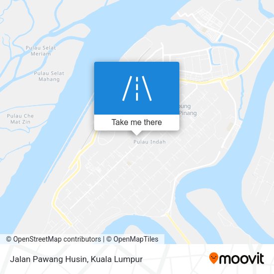 Peta Jalan Pawang Husin