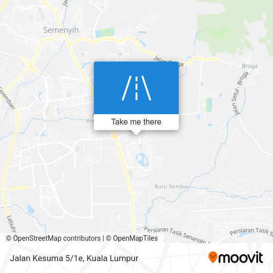 Peta Jalan Kesuma 5/1e
