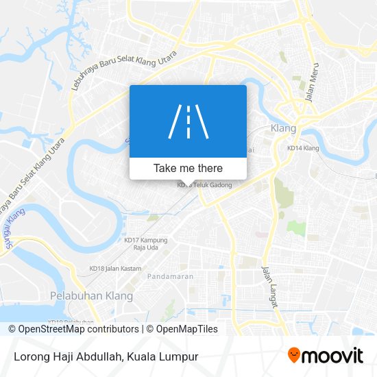 Peta Lorong Haji Abdullah