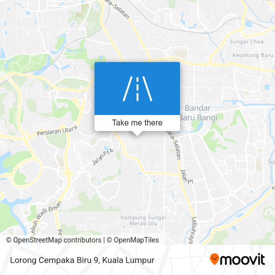 Lorong Cempaka Biru 9 map