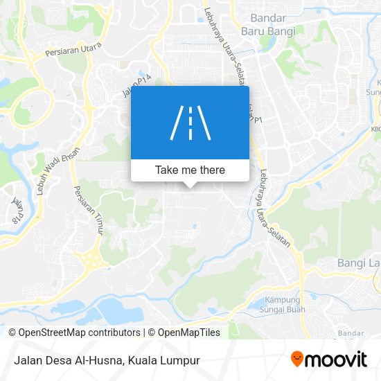 Peta Jalan Desa Al-Husna
