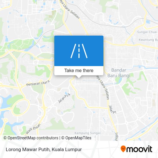 Lorong Mawar Putih map