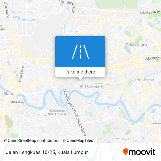 Jalan Lengkuas 16/25 map