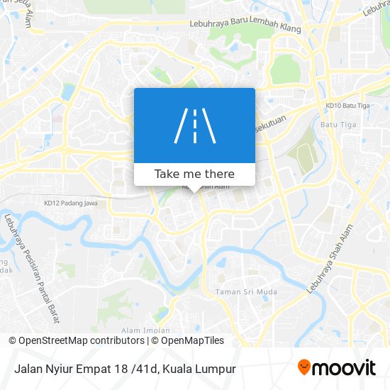 Peta Jalan Nyiur Empat 18 /41d