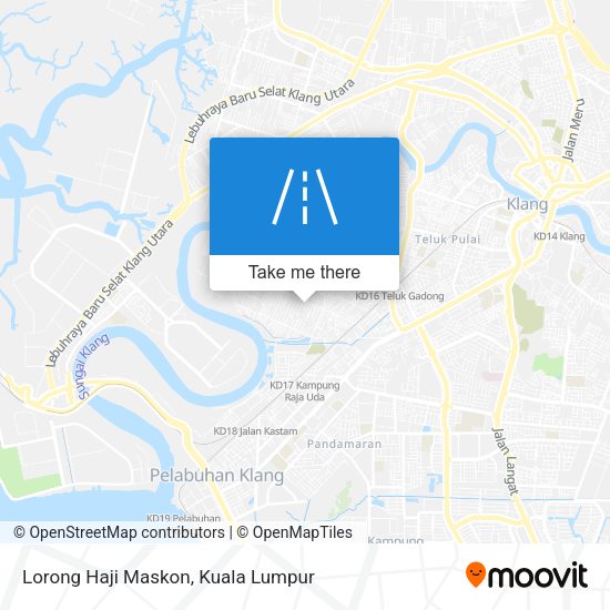 Peta Lorong Haji Maskon