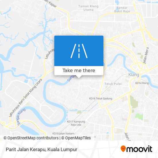 Parit Jalan Kerapu map