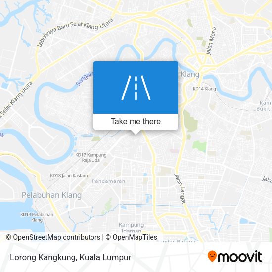 Lorong Kangkung map