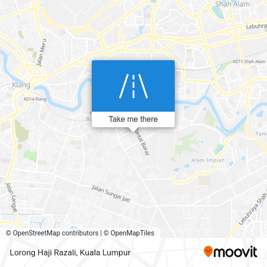 Lorong Haji Razali map