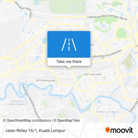 Jalan Relau 16/1 map