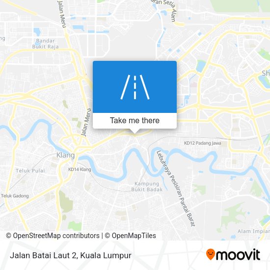 Peta Jalan Batai Laut 2