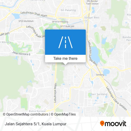 Jalan Sejahtera 5/1 map