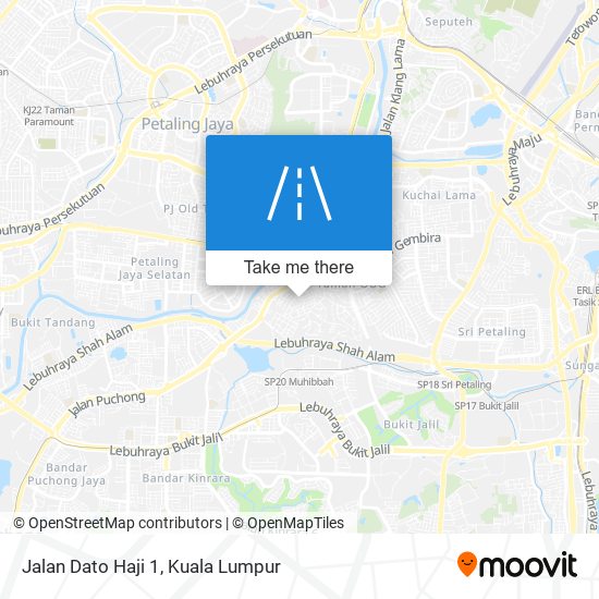 Jalan Dato Haji 1 map