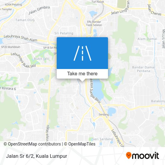 Jalan Sr 6/2 map