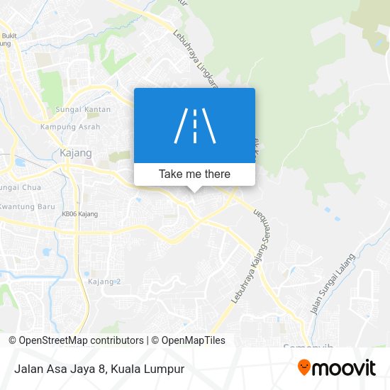 Jalan Asa Jaya 8 map