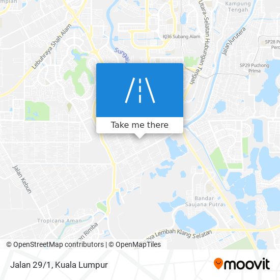 Jalan 29/1 map