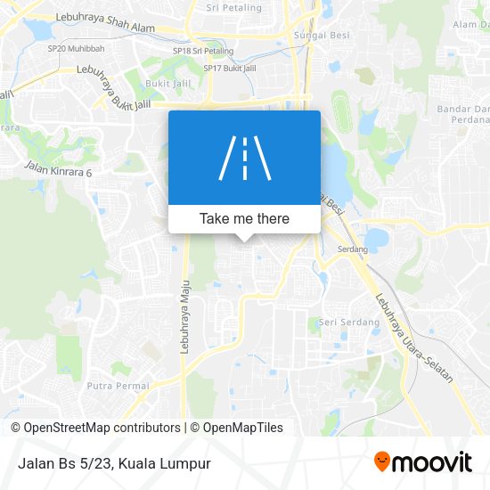 Peta Jalan Bs 5/23