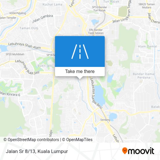 Peta Jalan Sr 8/13