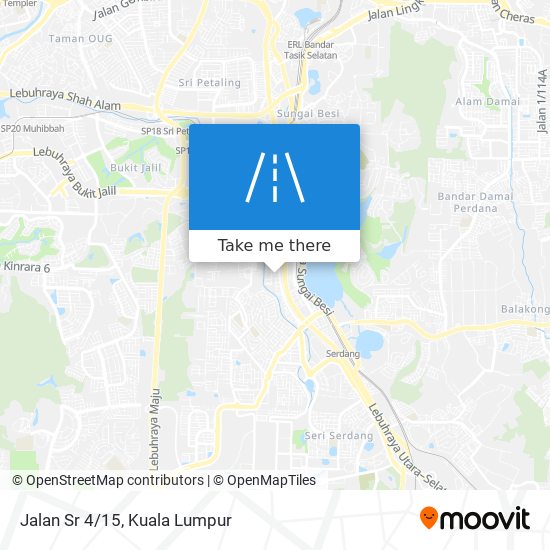 Jalan Sr 4/15 map