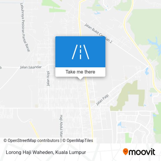 Lorong Haji Waheden map