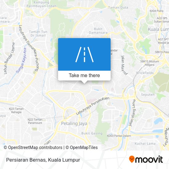 Peta Persiaran Bernas