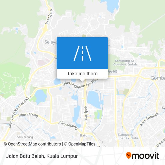 Jalan Batu Belah map