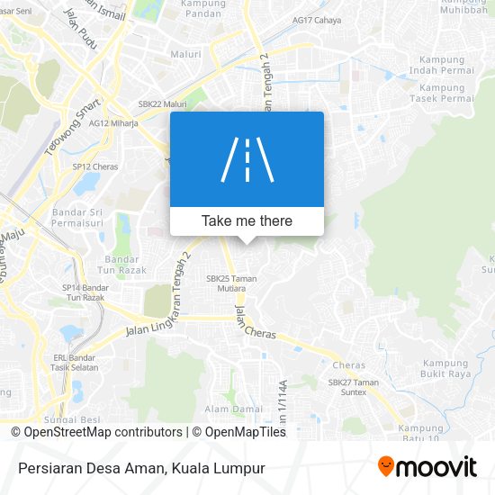 Persiaran Desa Aman map
