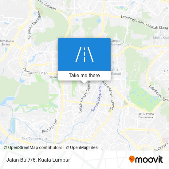 Peta Jalan Bu 7/6