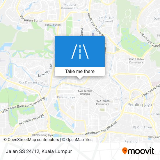 Peta Jalan SS 24/12