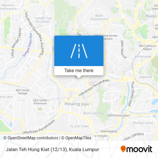 Peta Jalan Teh Hung Kiat (12/13)