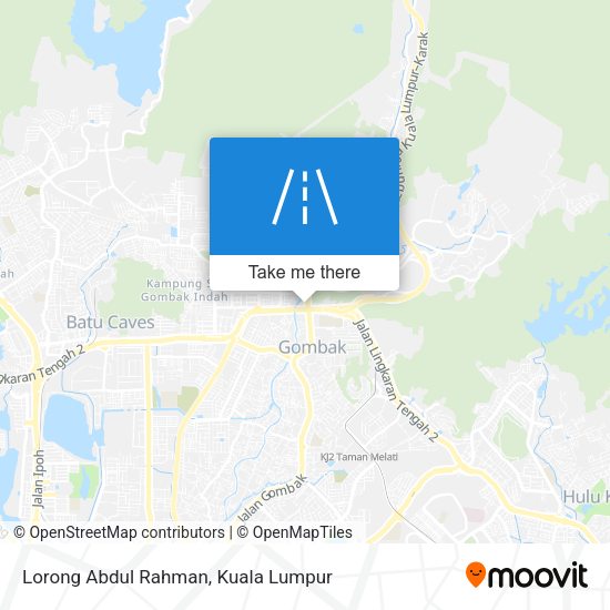 Peta Lorong Abdul Rahman