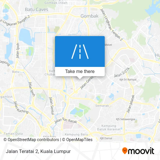 Jalan Teratai 2 map