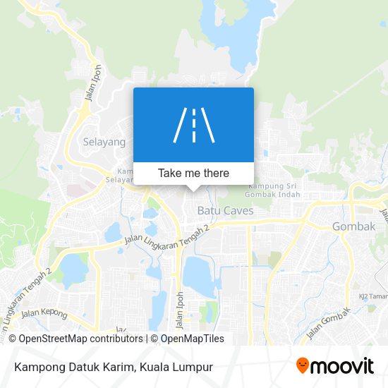 Kampong Datuk Karim map