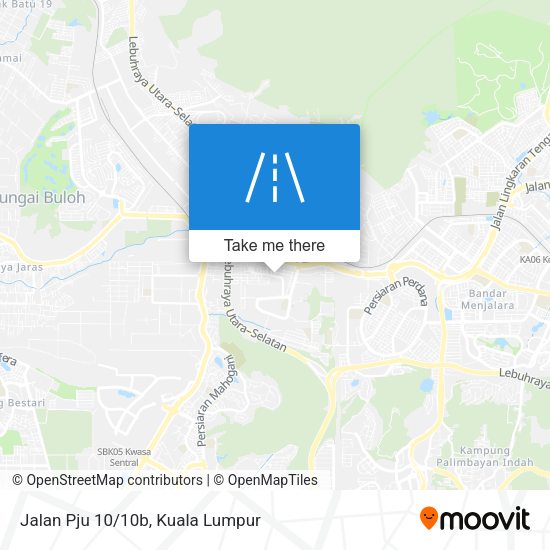 Peta Jalan Pju 10/10b