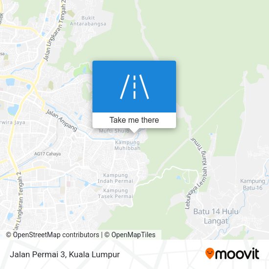 Peta Jalan Permai 3