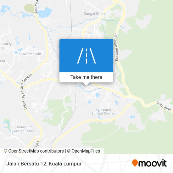 Jalan Bersatu 12 map