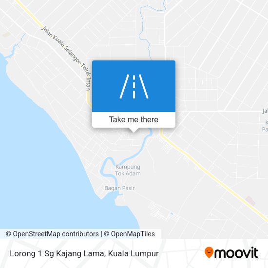 Lorong 1 Sg Kajang Lama map