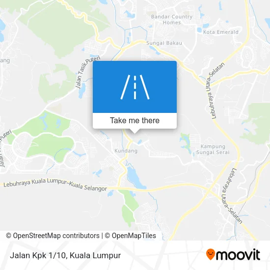 Jalan Kpk 1/10 map