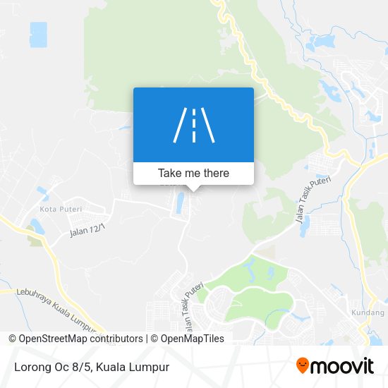 Peta Lorong Oc 8/5