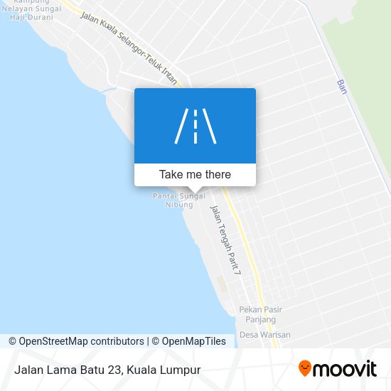 Jalan Lama Batu 23 map